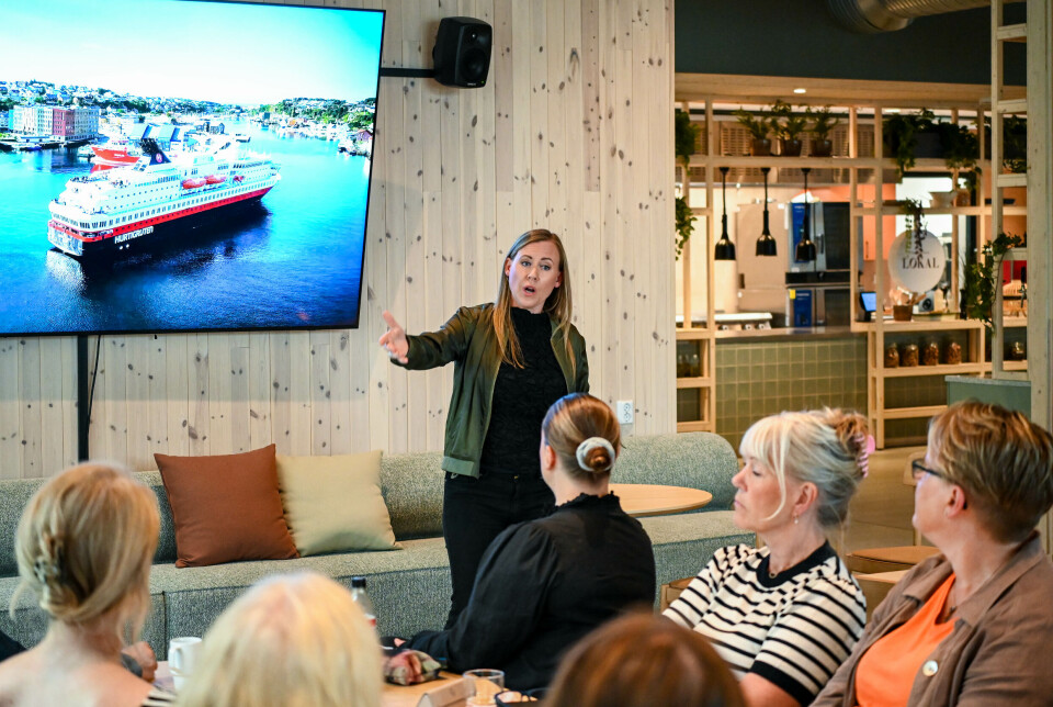 Lene Vågslid, barne- og familieminister på Poppel på Campus Kristiansund.