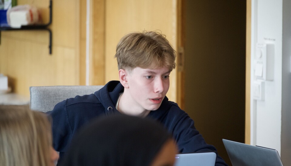 Marius Fugelsnes Ringstad (16 år) er leder av ungdomsrådet i Kristiansund.