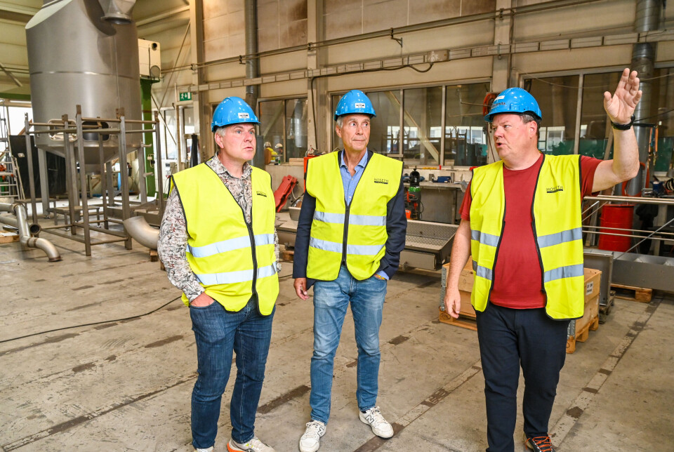 F.v. stortingsrepresentant Alfred Bjørlo (V), førstekandidat Erik Rolfsen (V) og Klaus Hoseth.