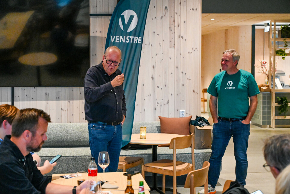 f.v Fylkestingsrepresentant Pål Farstad og stortingsrepresentant Alfred Bjørlo.
