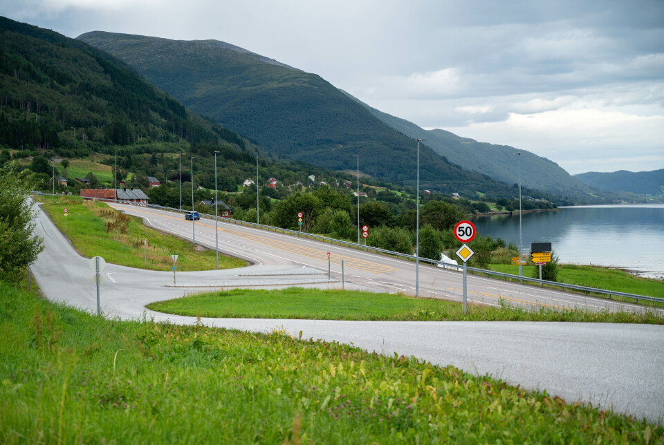 E39, Astad krysset i Batnfjord i retning Kristiansund