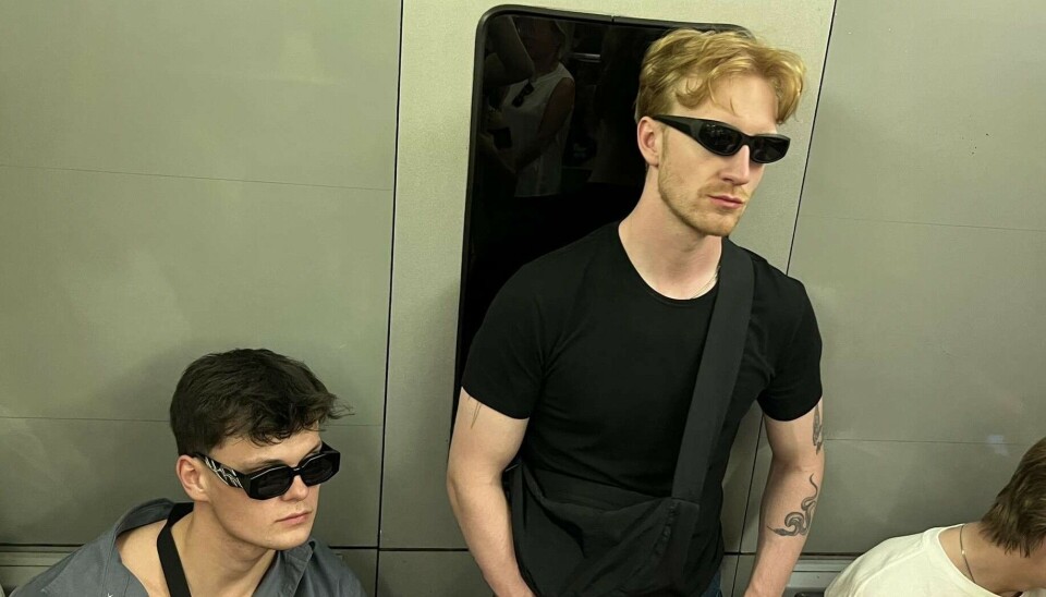 Nicklas Nordstrøm (t.h.) med artistnavnet Nick Nord har nylig sluppet en EP. Til venstre Kilden (Jakob Sundet) som er medprodusent på den ene låten.