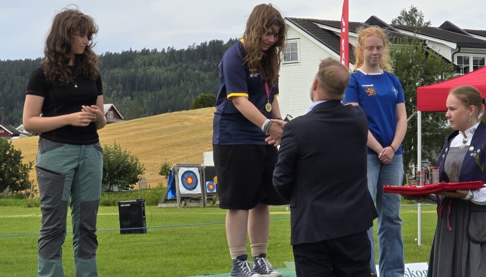 Hedda Moe Torvik ble norgesmester i bueskyting.