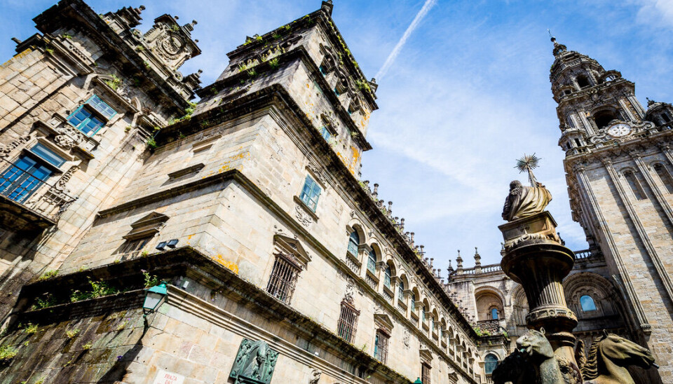 KATEDRALEN: Catedral de Santiago de Compostela er et arkitektonisk mesterverk.