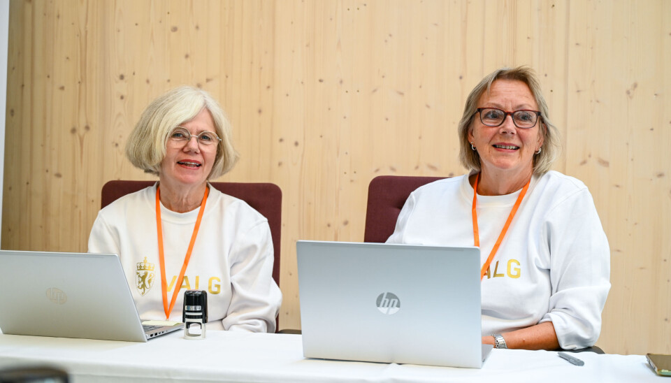 Kristin Aasen og Tone Sevaldsen på Campus.