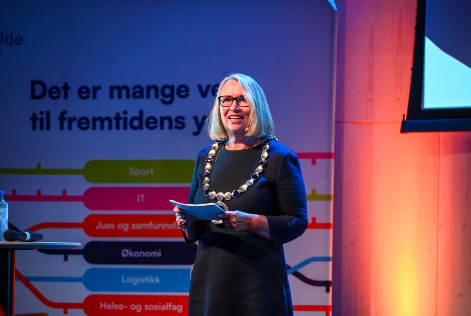 Elin Mordal, Rektor for Høgskolen i Molde.
