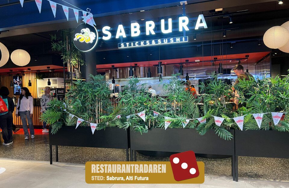 Sushirestauranten Sabrura på Alti Futura i Kristiansund.