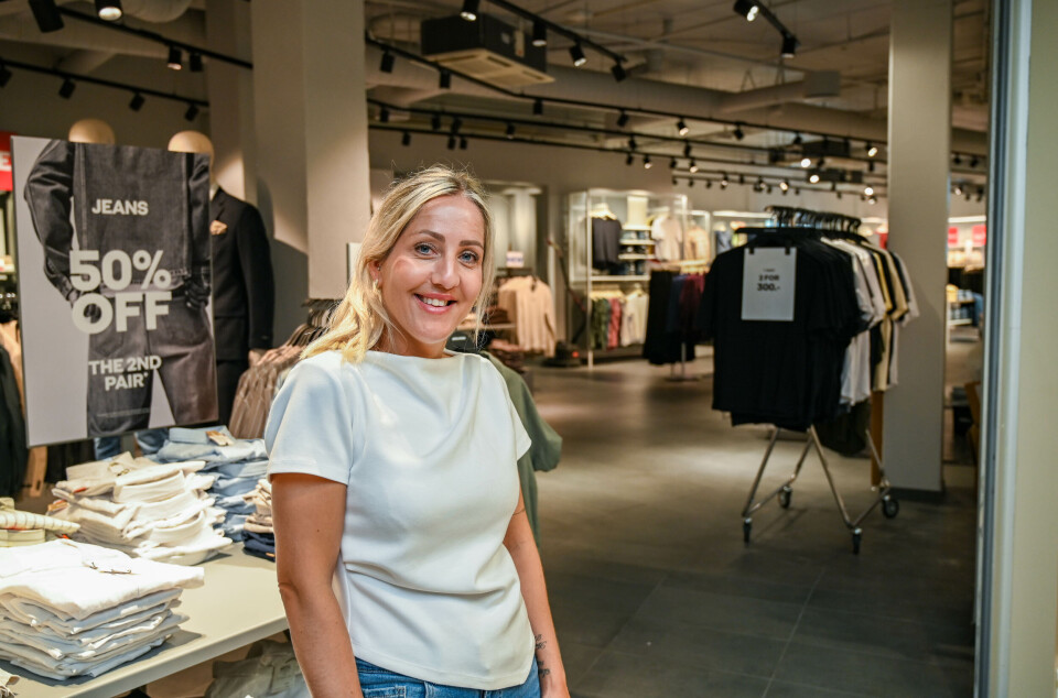 Aina Dall (37), daglig leder på Jack & Jones Vero Moda.