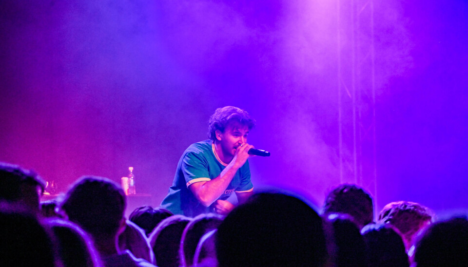 Frikk Villard fra Golfklubb på Kulturfabrikken.