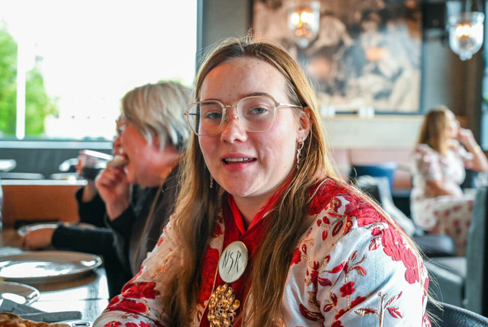 Aina Madelen Nordsletta Aslaksen, NSRs førstekandidat.