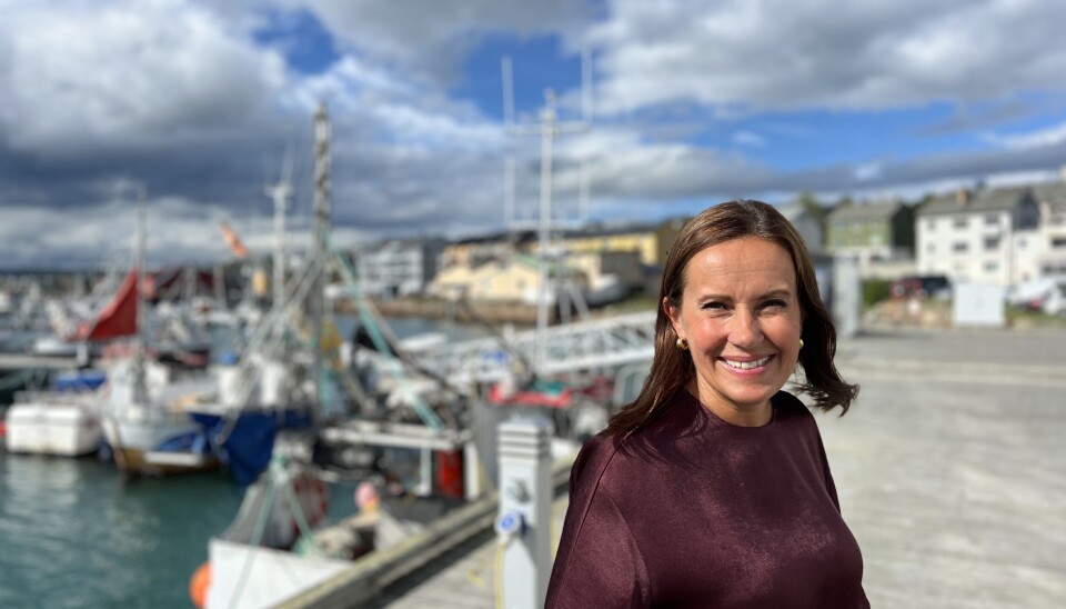Fiskeri- og havminister Marianne Sivertsen Næss besøker Vadsø for deltakelse på Varangerseminaret 7. august. Foto: NFD Kommunikasjonsseksjonen
