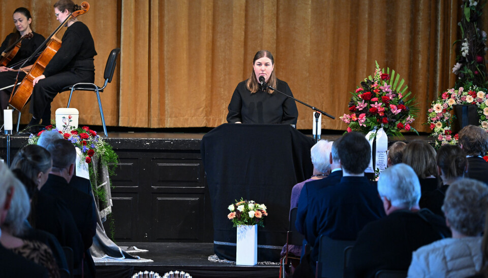 Minnestunden ble holdt i Festiviteten i Kristiansund tirsdag 26. august. Statssekretær Astrid Hoem i Klima- og miljødepartementet holdt tale.
