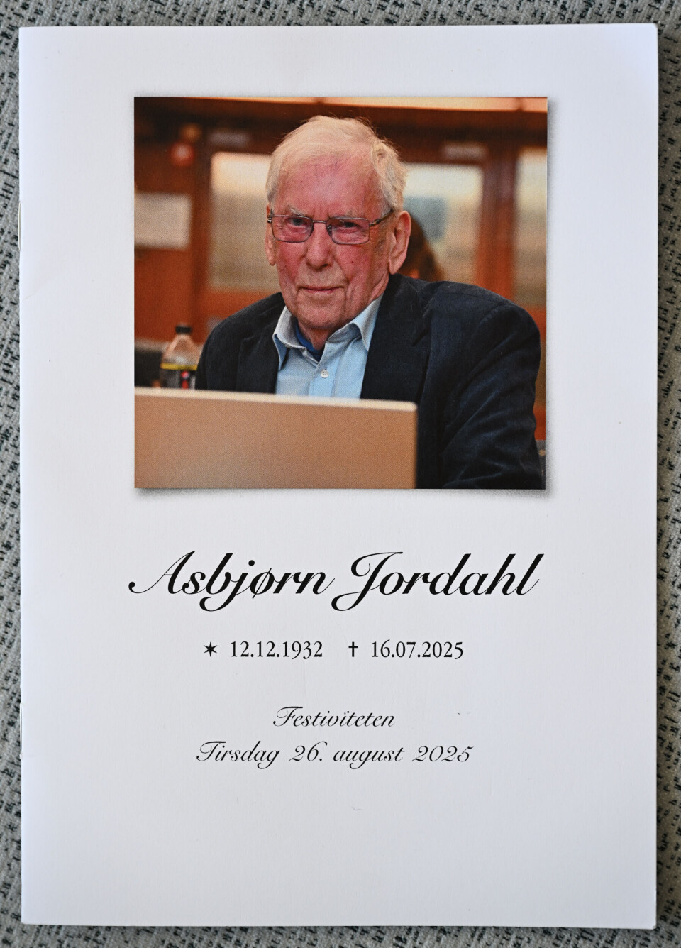 Minnestund for Asbjørn Jordahl: En bauta i politikken og pressen