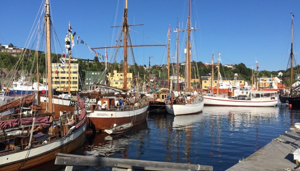 Arkivforo: Parti fra Vågen i Kristiansund.