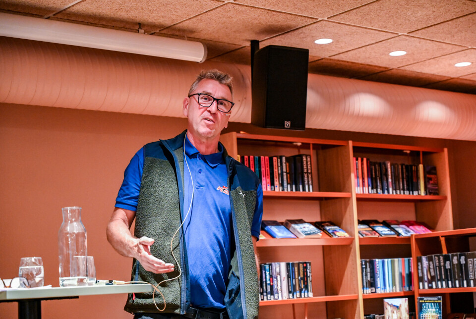 Simen Agdestein på Biblioteket i Kristiansund.