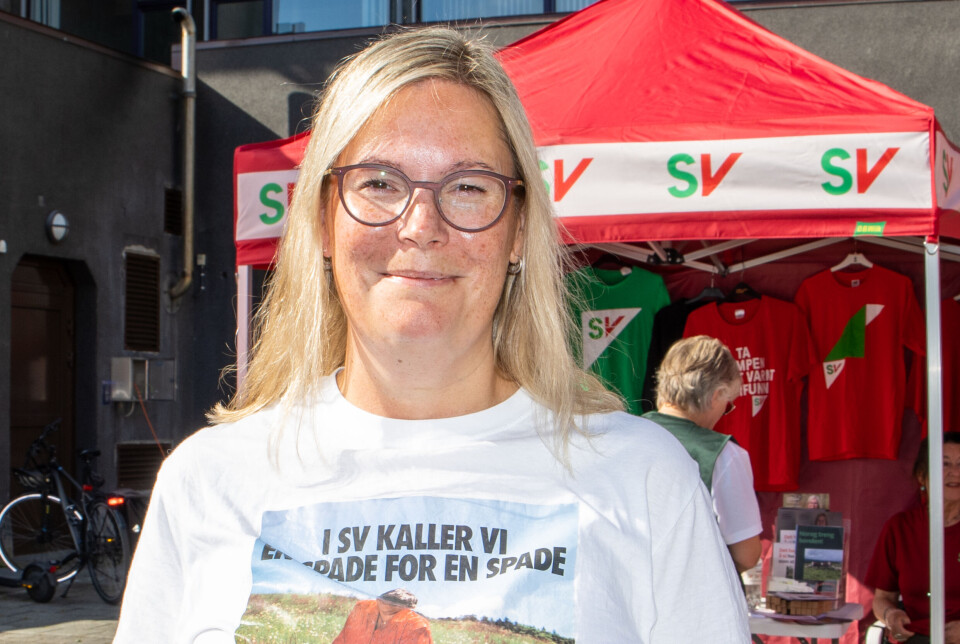 Line Karlsvik 1. kandidat for Møre og Romsdal SV.