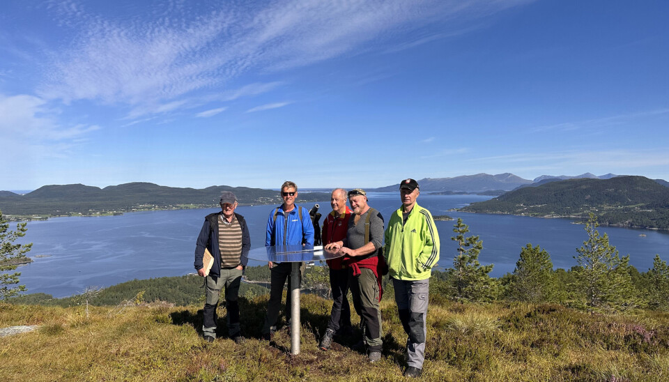 Fra venstre Per Gimnes, Svein Lystad, Nils Kamsvåg, Knut Storvik og Harald Kristian Halseth.