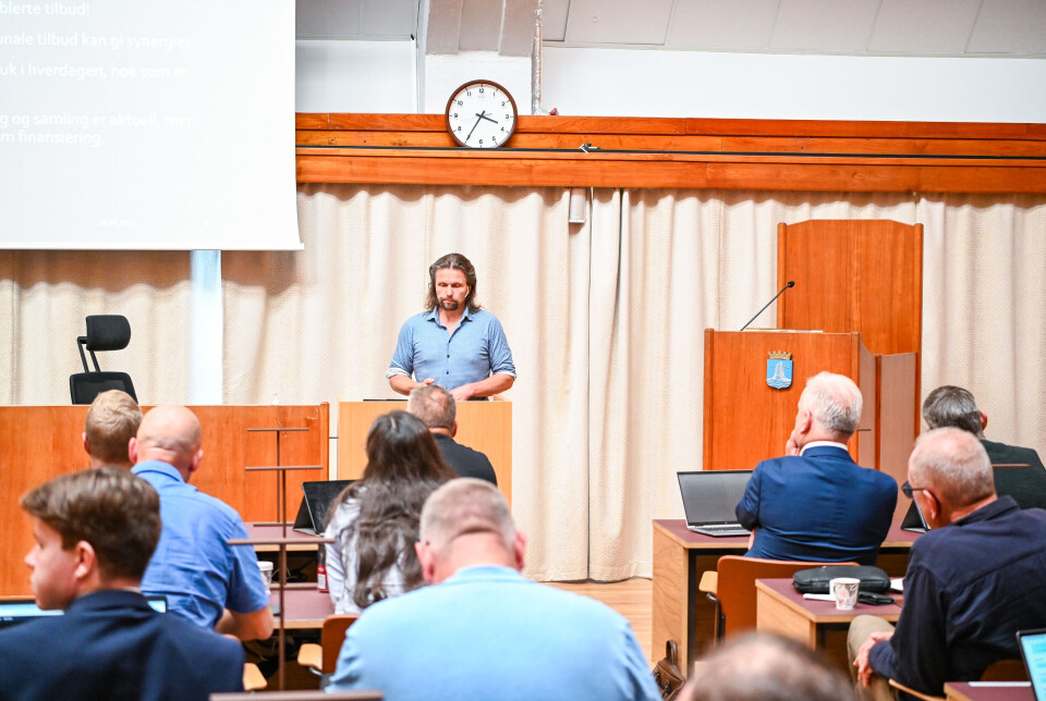Tormod Borge Skundberg (Enhetsleder Eiendomsdrift) Bystyremøtet 28.08.2025.