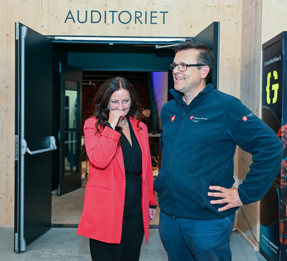Berit Tønnesen (Ap) og Frank Sve (FrP) møttes til debatt i regi av NP etter hoved-debatten.
