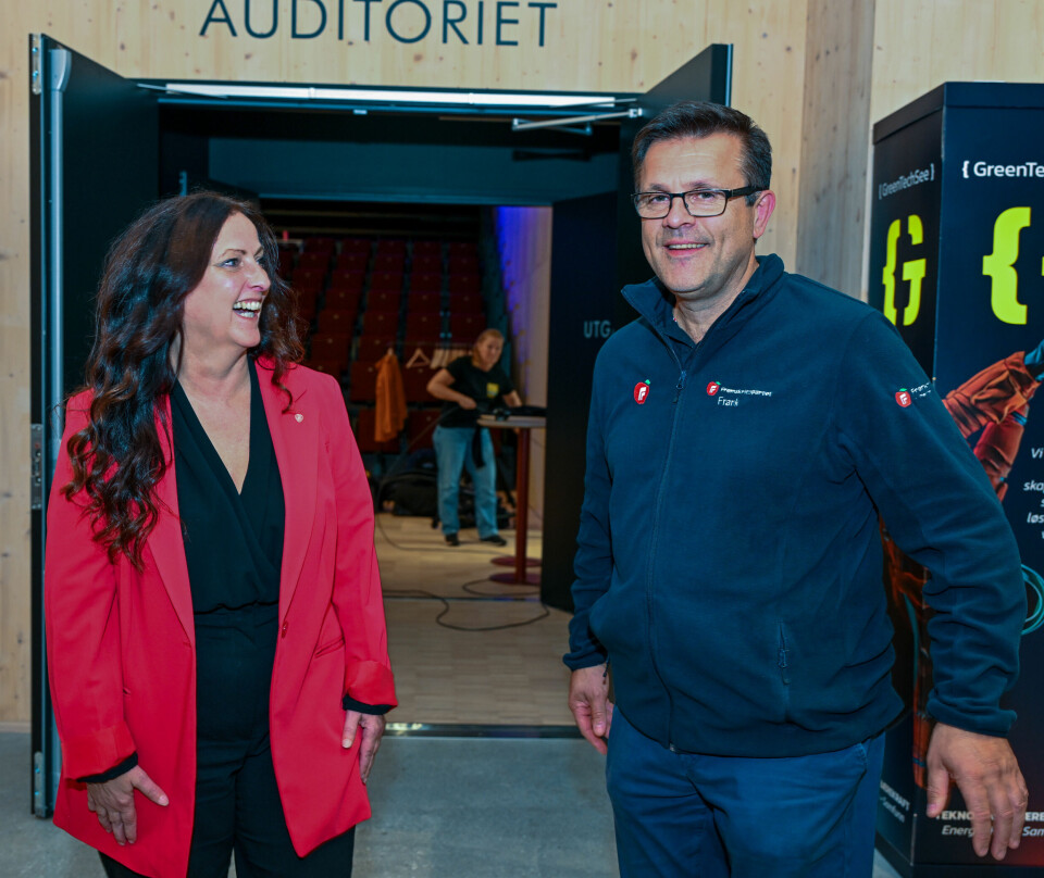 Berit Tønnesen (Ap) og Frank Sve (FrP) møttes til debatt i regi av NP etter hoved-debatten.