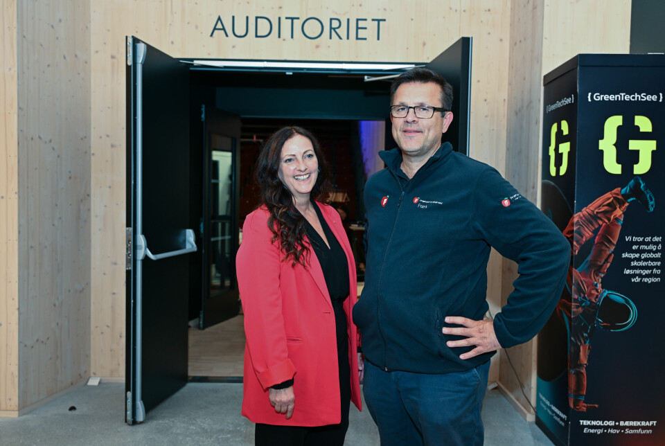 Berit Tønnesen (Ap) og Frank Sve (FrP) avbildet ved en tidligere anledning.