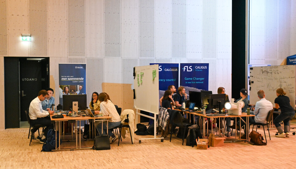Her formes ideene som kan bli til morgendagens produkter. Tirsdag 02.09.205, campus, GreenSeeTech, Hackathon