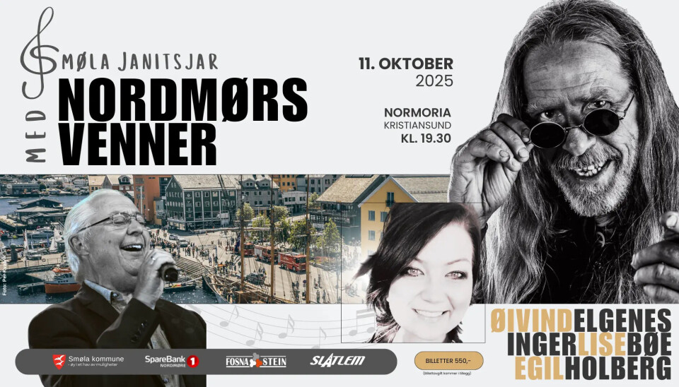Smøla Janitsar med Nordmørsvenner heter konserten som skal skje to ganger 11. oktober 2025.