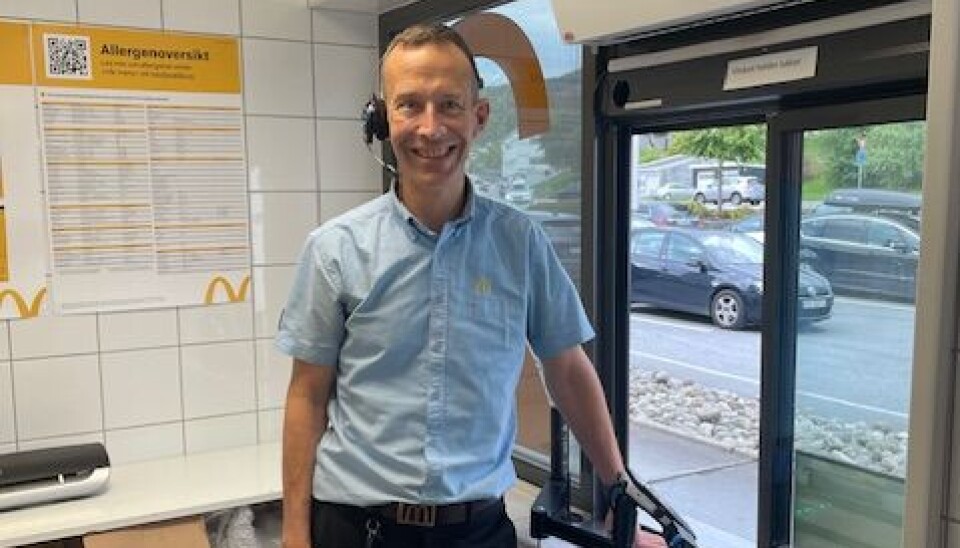 Sverre Villanger gleder seg til å åpne McDonald's i Kristiansund i slutten av desember.