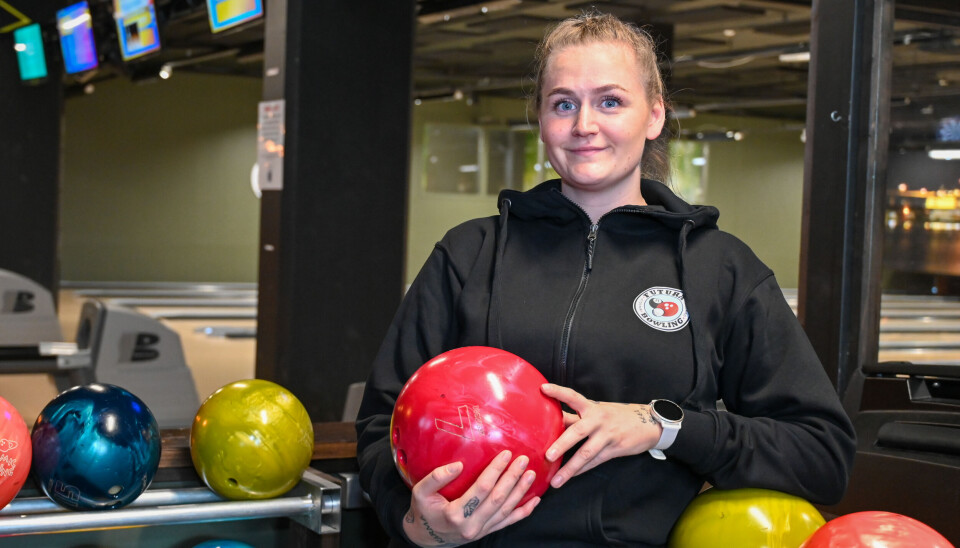 Ariel Iversen er butikksjef hos Futura Bowling.