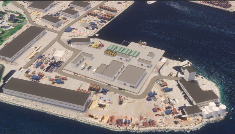 Slik ser de for seg at hydrogenanlegget på Vestbase skal utformes.