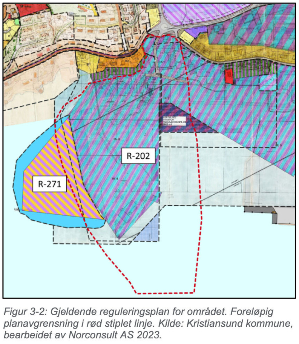 Gjeldende reguleringplan for Vestbase.