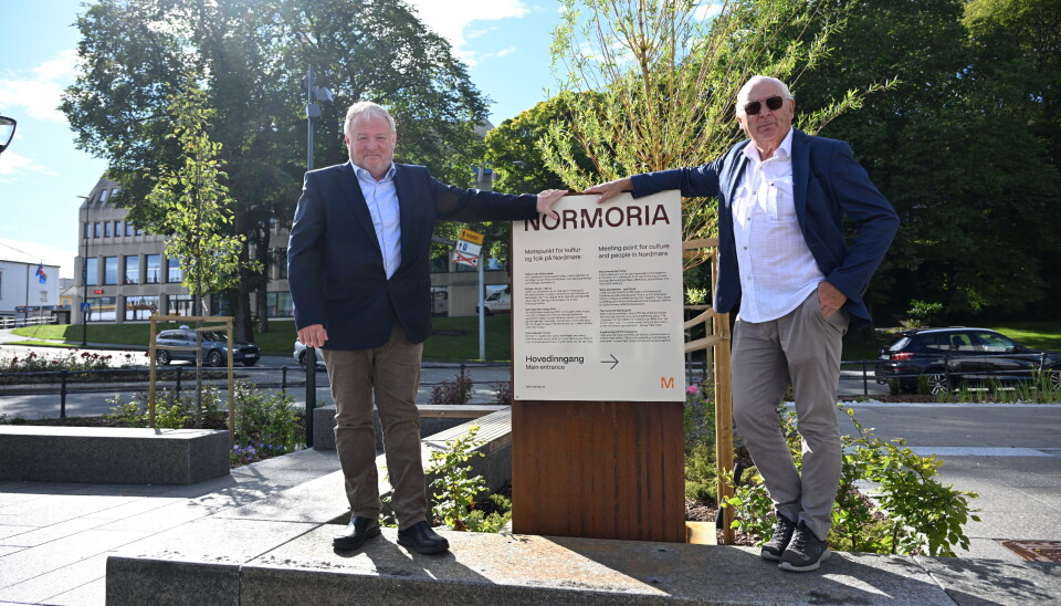 F.v: Einar Wikan, næringsrådgiver i Smøla kommune og Egil Holberg. FOTO: JOHN BERGE