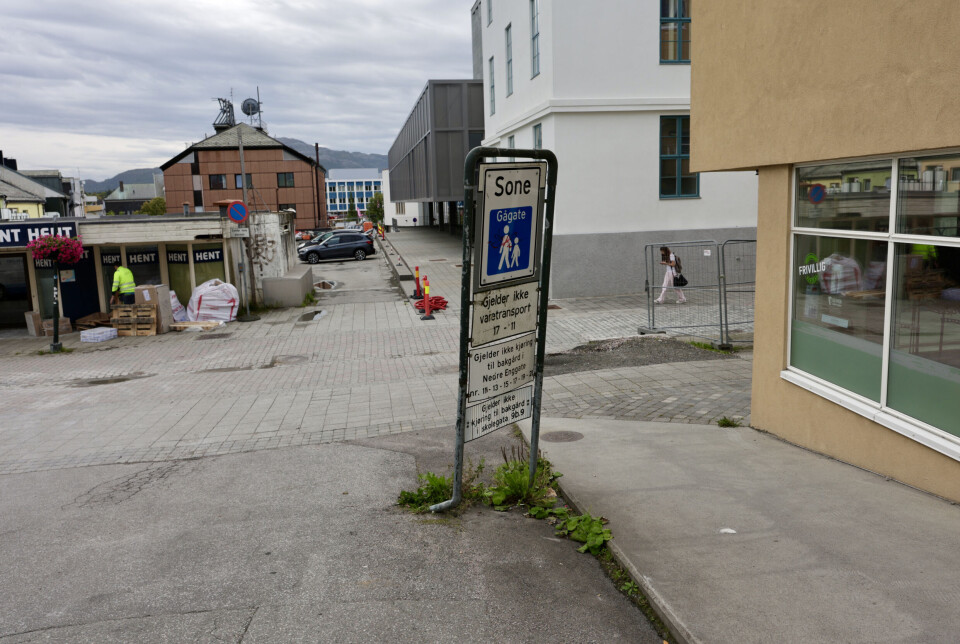 Krysset Skolegaten og Ivar Aasens gate.
