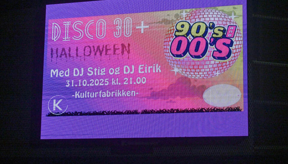 Disco 30+ – 90Ms and 00’s Halloween blir neste arrangement, 31. oktober 2025.