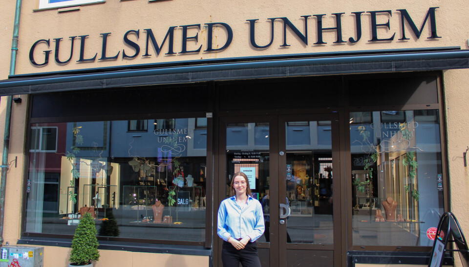 Isabel Toven Holberg er ny daglig leder hos Gullsmed M Unhjem AS. FOTO: TORBJØRN ANDERSEN