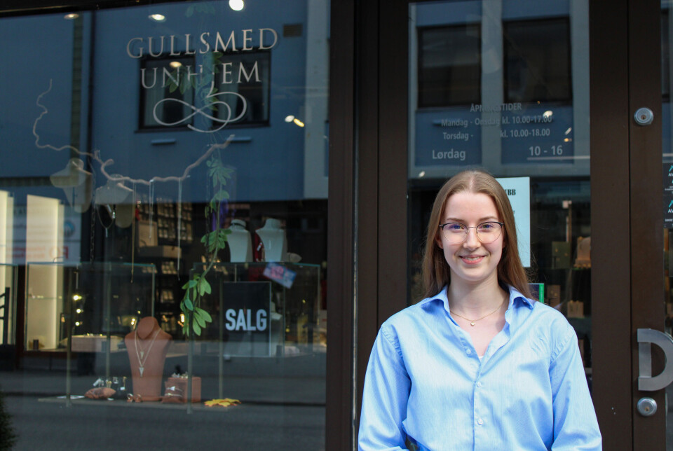 Isabel Toven Holberg er ny daglig leder hos Gullsmed M Unhjem AS. FOTO: TORBJØRN ANDERSEN