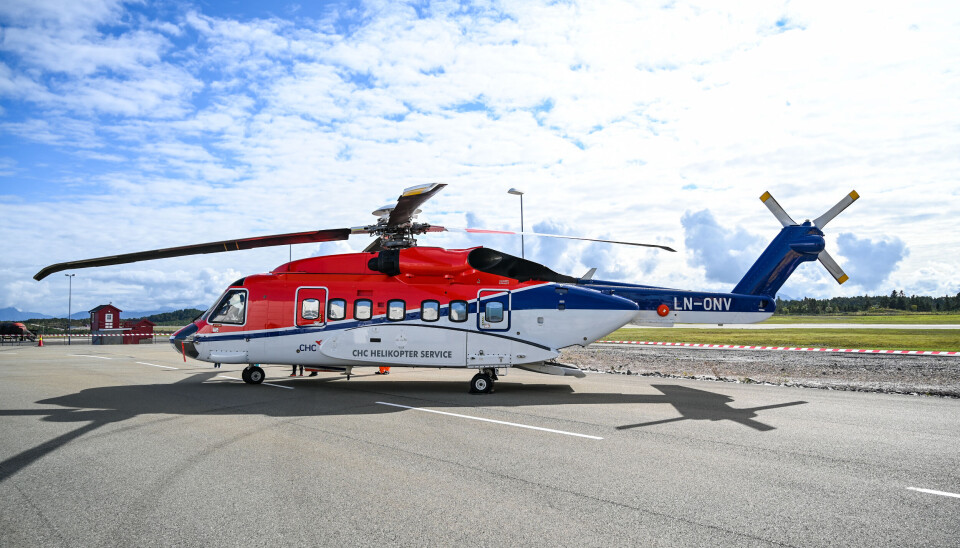 CHC Helikopter sitt Sikorsky S-92A. Kvernberget, åpen dag, 06.09.2025