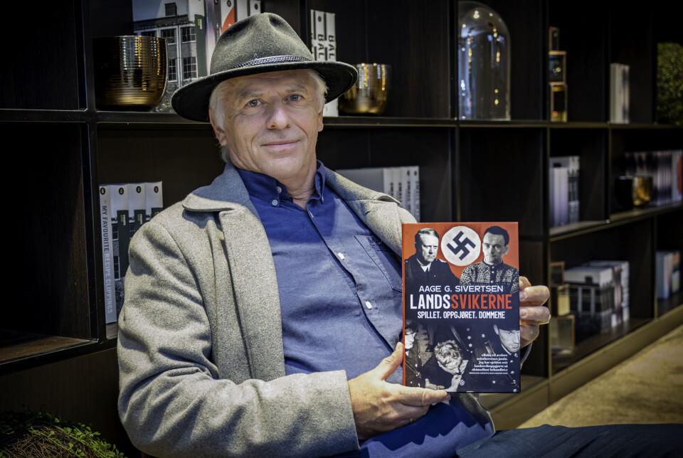 Historiker og forfatter Aage G. Sivertsen. FOTO: VEGARD GRIMSTAD