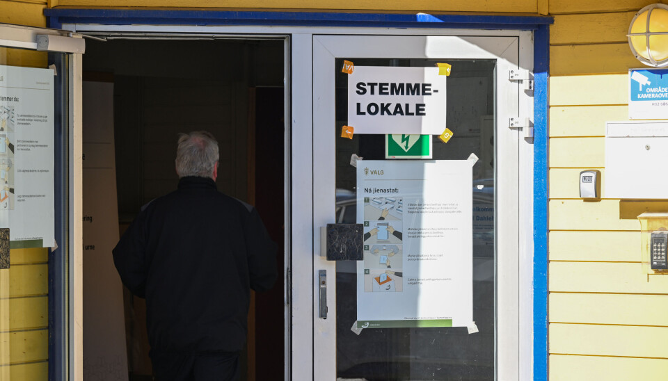 Stortingsvalget 2025, valglokale Dahlehallen.