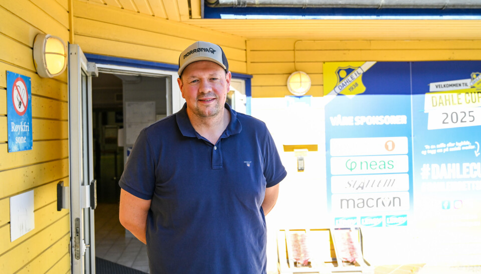 Espen Ludvigsen, 42 år, selvstendig næringsdrivende, ved Dahlehallen.