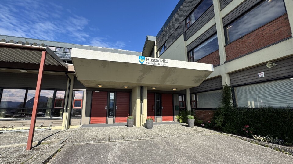 Hustadvika videregåande skole i Elnesvågen.