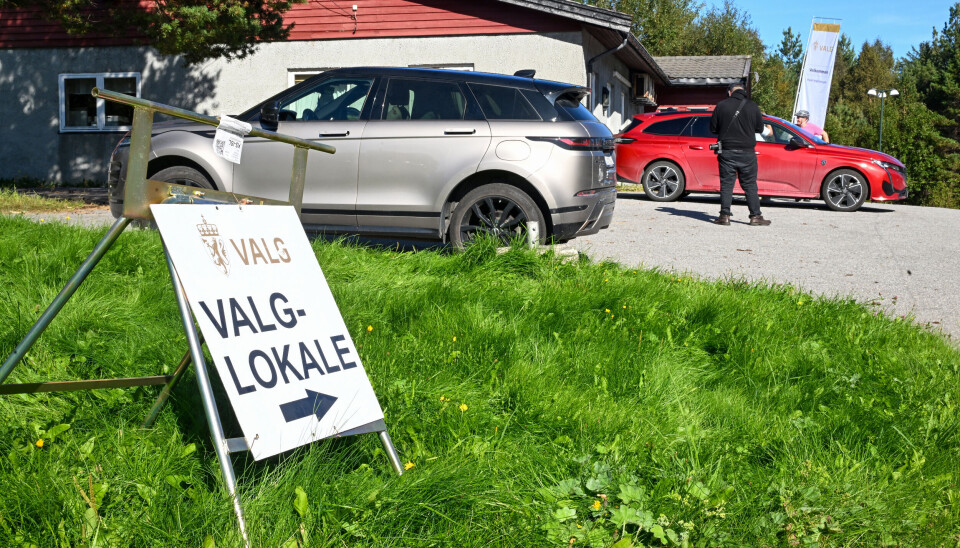 Valglokalet på Frei var på Rensvik samfunnshus.
