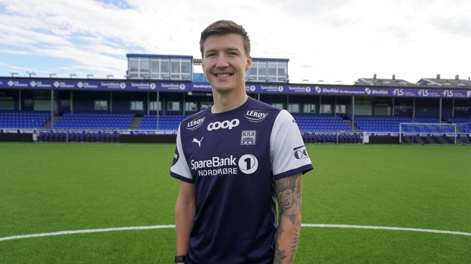 Axel Kryger er klar for Kristiansund Ballklubb.