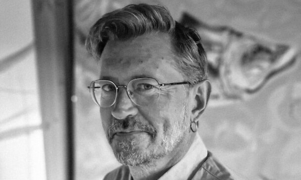 Kunstneren Marius Amdam. Foto: Peder S. Amdam.