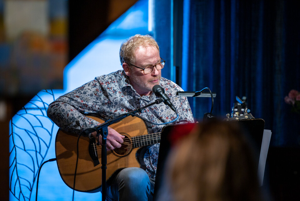 Geir Morten Karlsen under konserten på Innlandet kultur- og samfunnshus 13. september 2025.