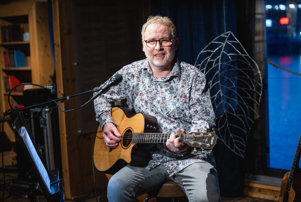 Geir Morten Karlsen under konserten på Innlandet kultur- og samfunnshus 13. september 2025.