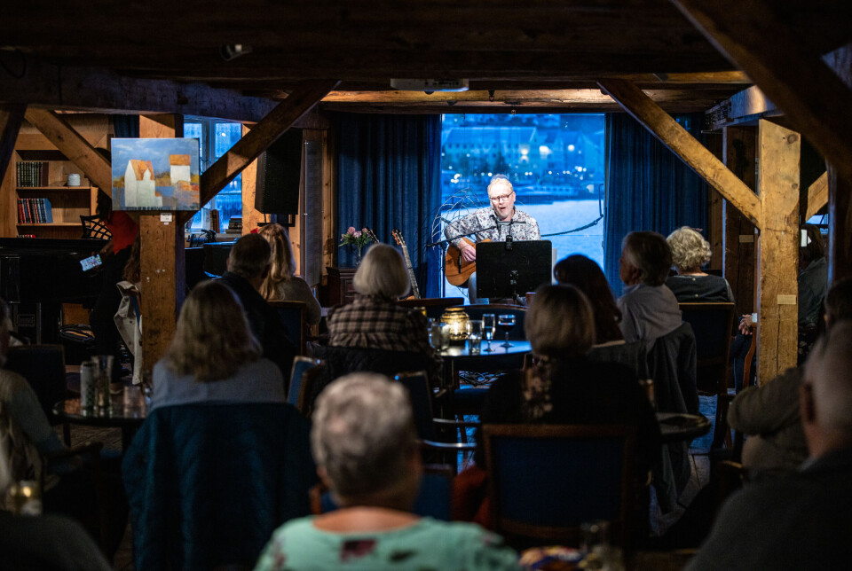 Geir Morten Karlsen under konserten på Innlandet kultur- og samfunnshus 13. september 2025.