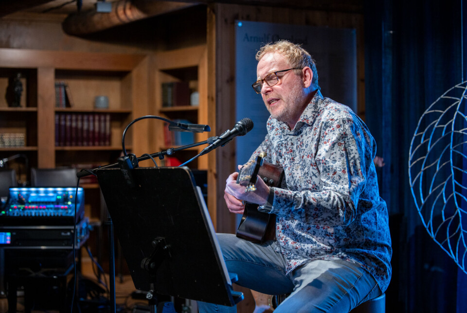 Geir Morten Karlsen under konserten på Innlandet kultur- og samfunnshus 13. september 2025.