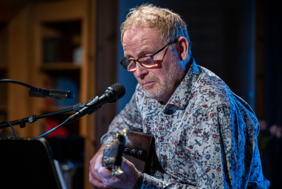 Geir Morten Karlsen under konserten på Innlandet kultur- og samfunnshus 13. september 2025.