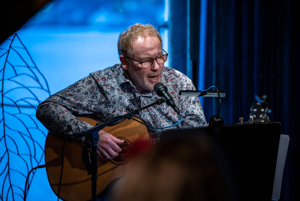 Geir Morten Karlsen under konserten på Innlandet kultur- og samfunnshus 13. september 2025.